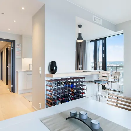 Super Designer Penthouse At 19th Floor With Amazing View! Apartmán *