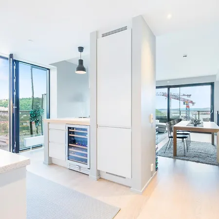 Penthouse On 19th Floor With Amazing View Daire Oslo