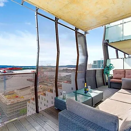 Apartment Penthouse On 19th Floor With Amazing View Oslo