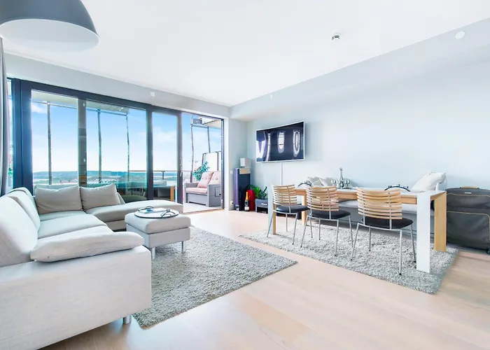 Super Designer Penthouse At 19th Floor With Amazing View! Apartman Oslo